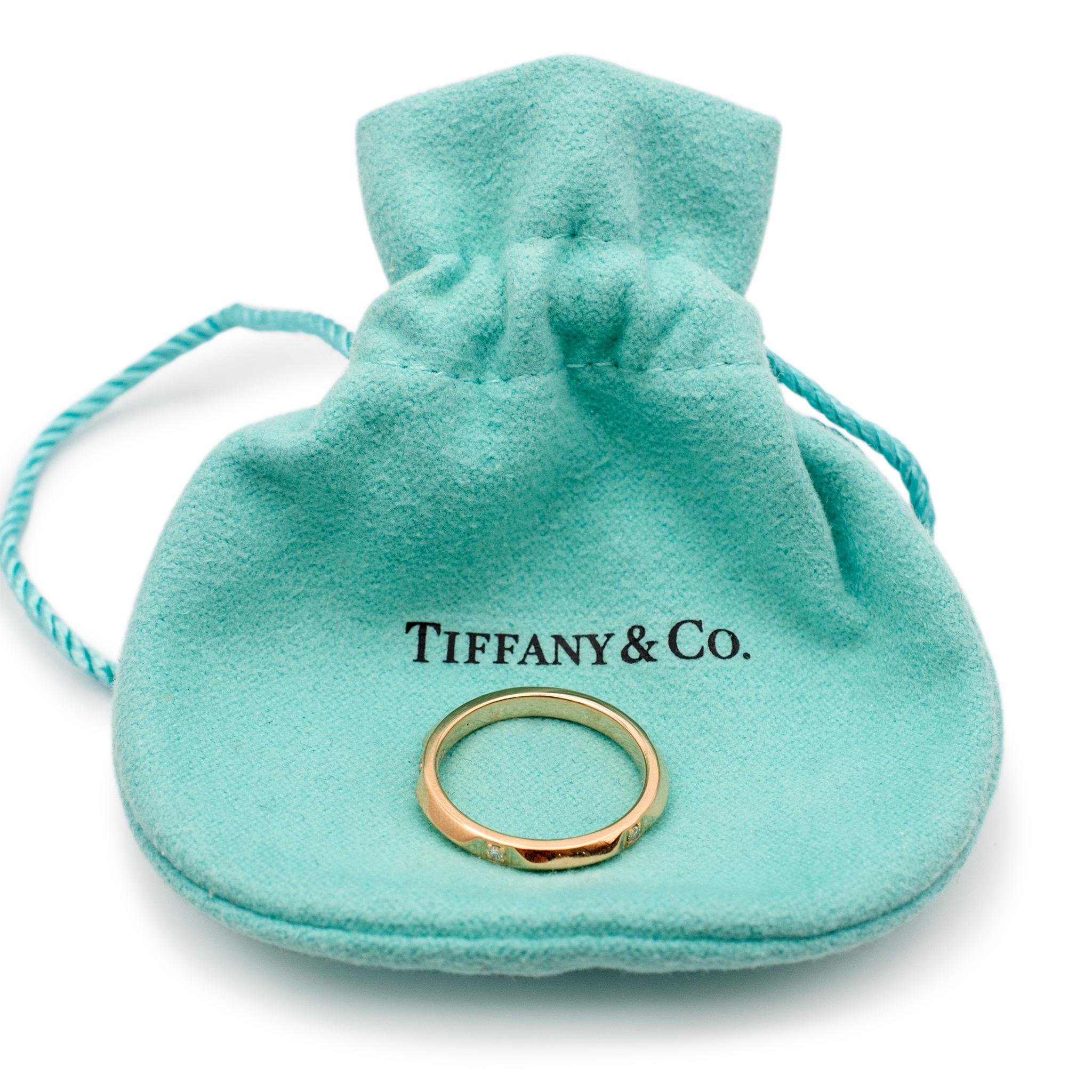 Tiffany & Co. True Ladies Ehering aus 18 Karat Roségold mit Diamanten 1