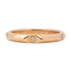 Tiffany & Co. True Ladies Alianza de boda de diamantes en oro rosa de 18 quilates