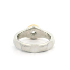 Tiffany & Co. True Love Platin mit 18k Gold 0,22 Karat rundem Diamant Solitär-Ring