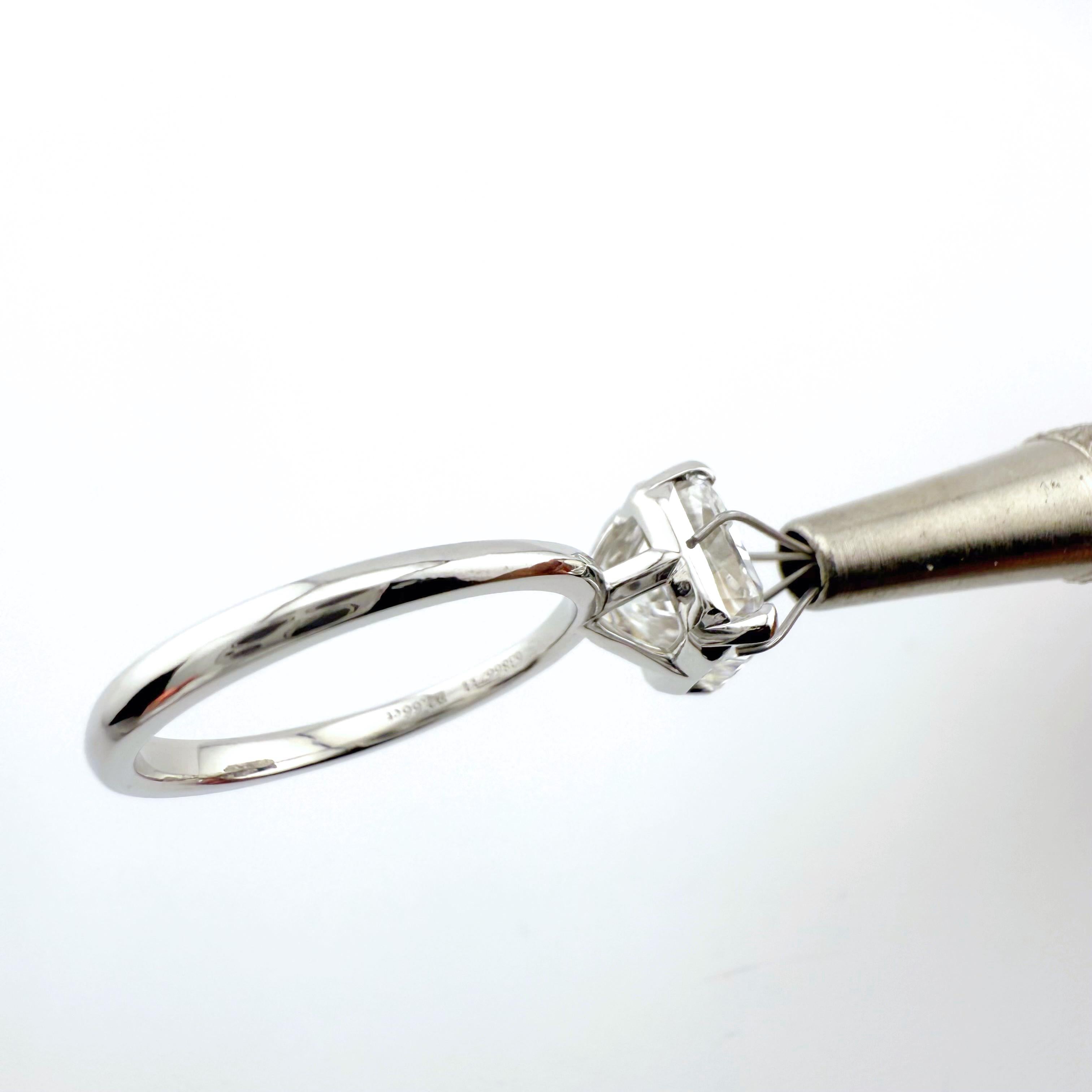 Tiffany & Co TRUE Platinum Diamond Engagement Ring  2.66 CTS G VS1 Retail $79.5K For Sale 14