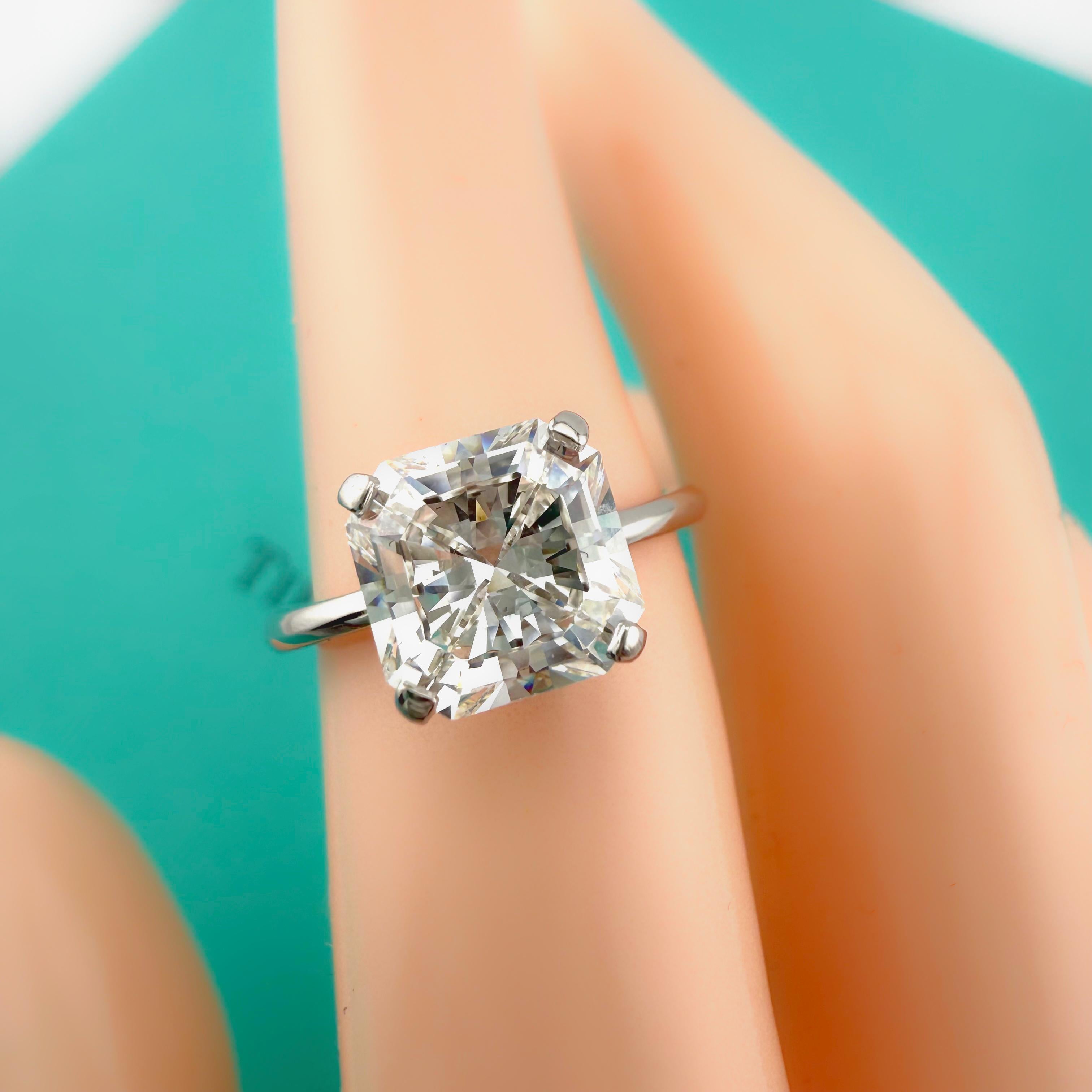Tiffany & Co TRUE Platinum Diamond Engagement Ring  2.66 CTS G VS1 Retail $79.5K For Sale 15