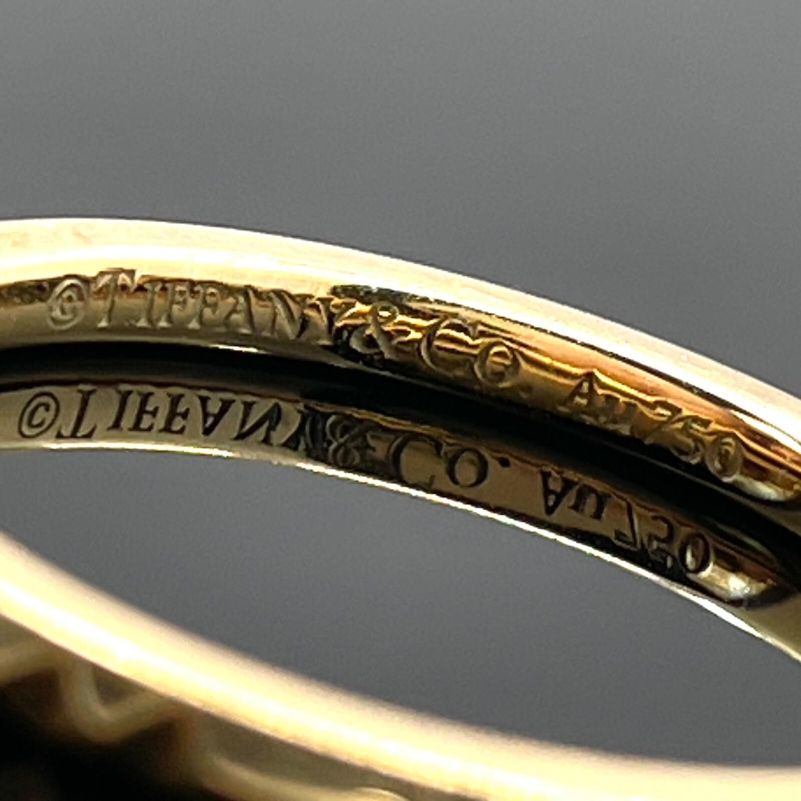 Tiffany & Co. Trueing anneau empilable en or rose 18k - Sz 3.75 Unisexe en vente