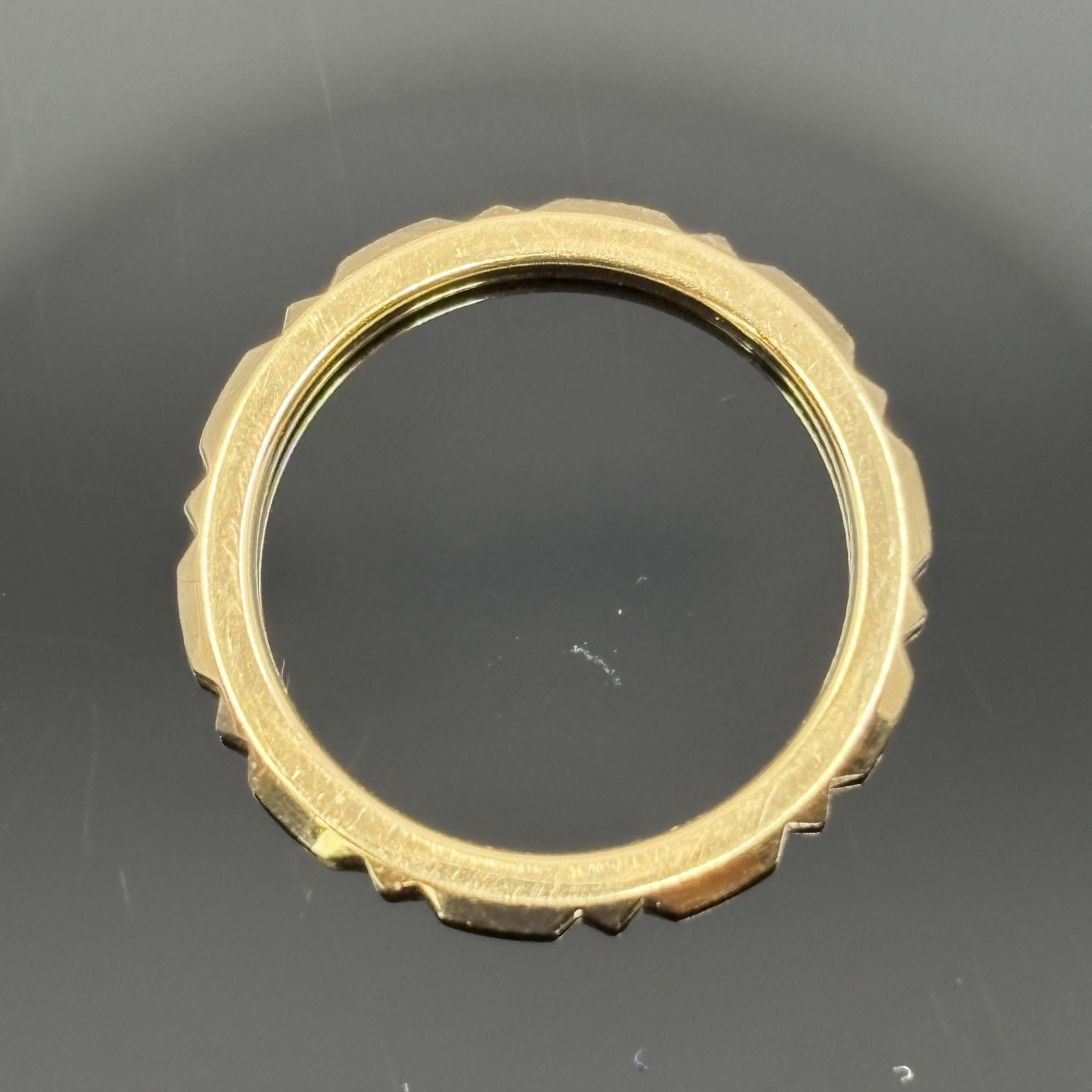Tiffany & Co. Trueing anneau empilable en or rose 18k - Sz 3.75 en vente 2