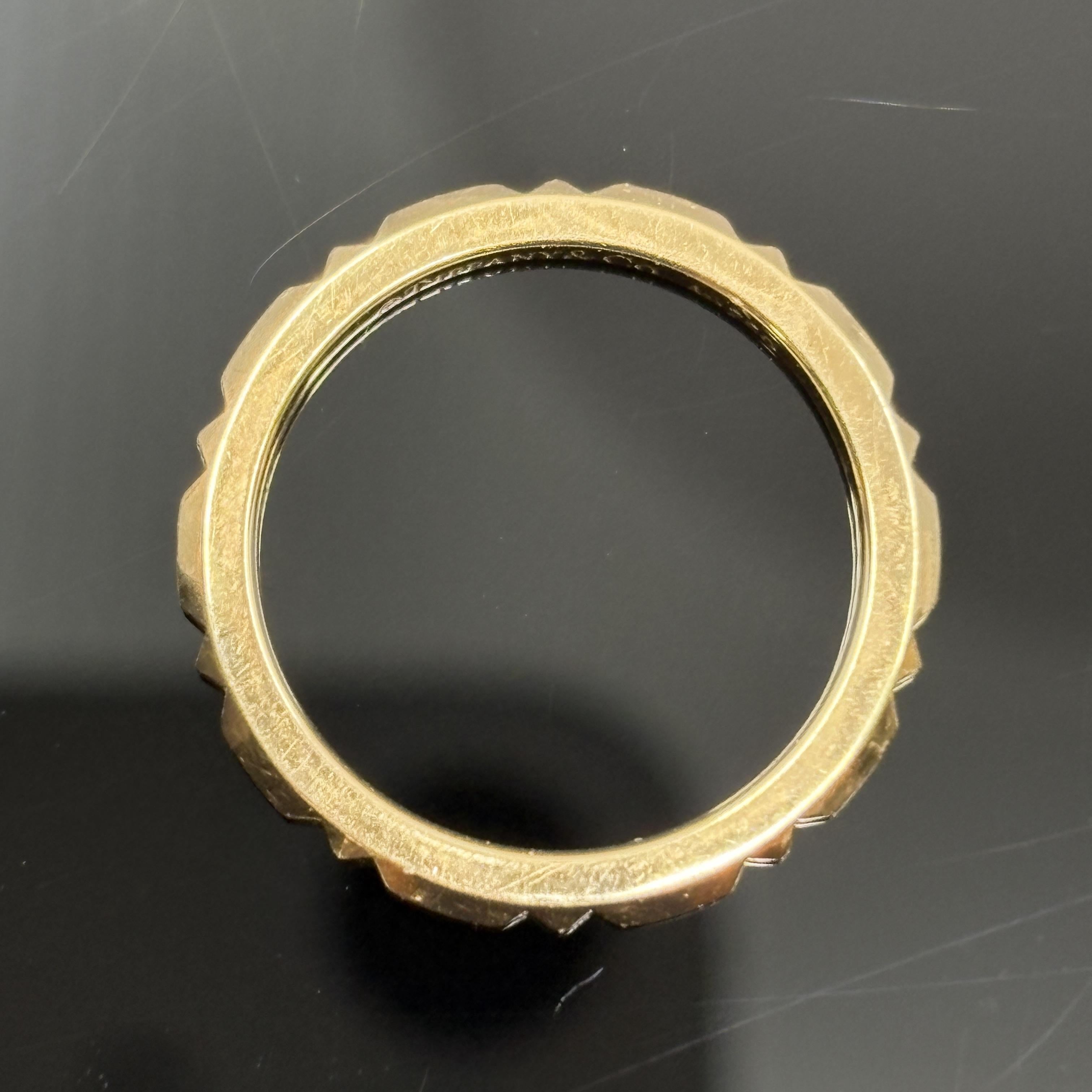 Tiffany & Co. Trueing anneau empilable en or rose 18k - Sz 3.75 en vente 3