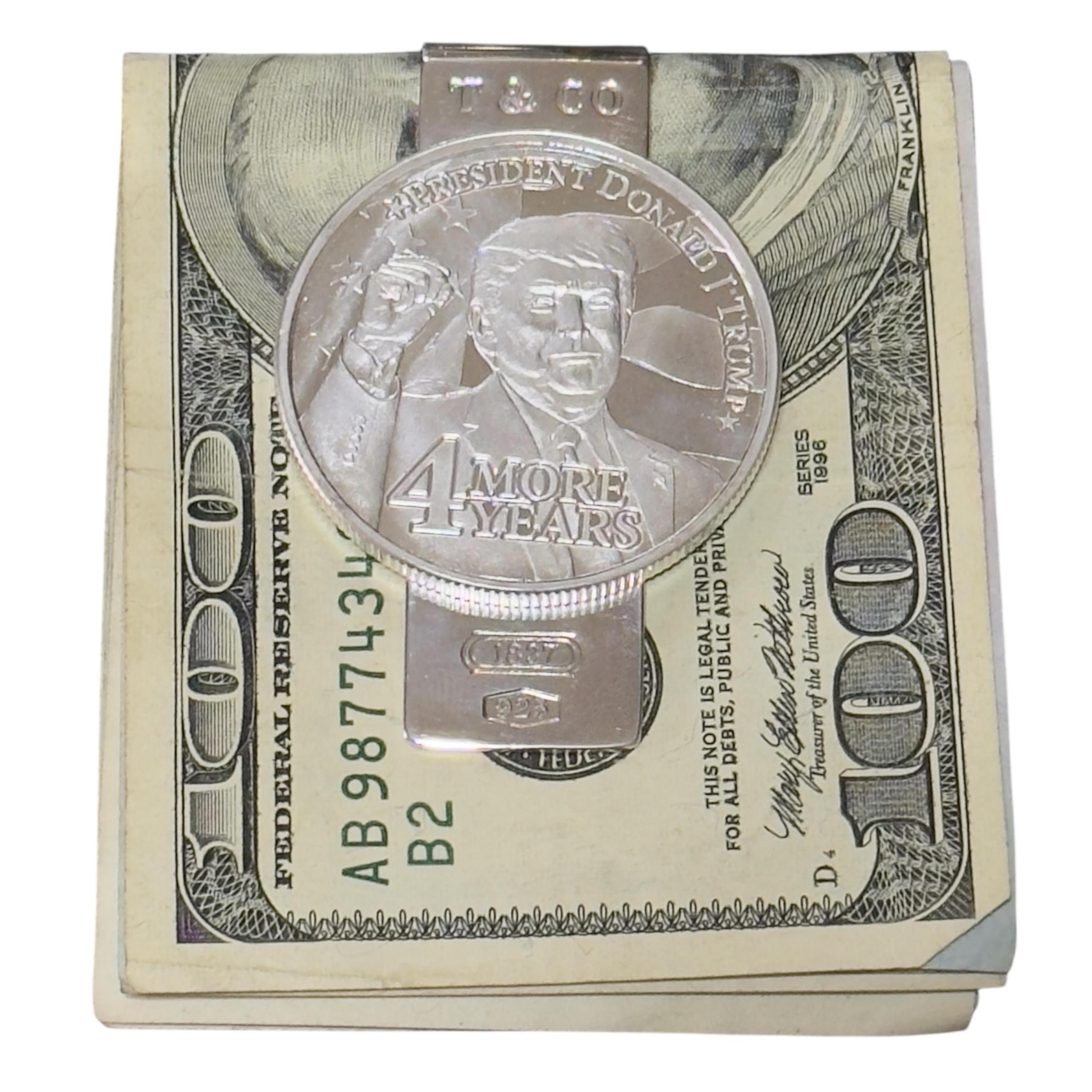 Tiffany & Co Trump Pinza para billetes Plata de ley Estate en venta 2