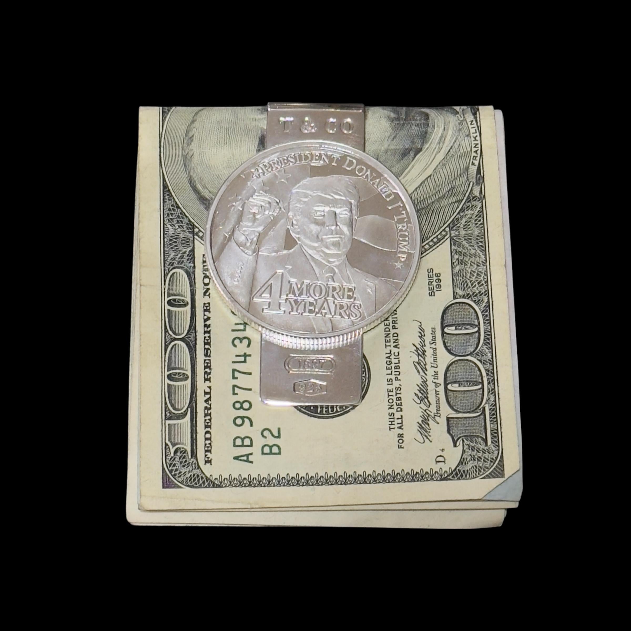 Tiffany & Co Trump Pinza para billetes Plata de ley Estate en venta 3