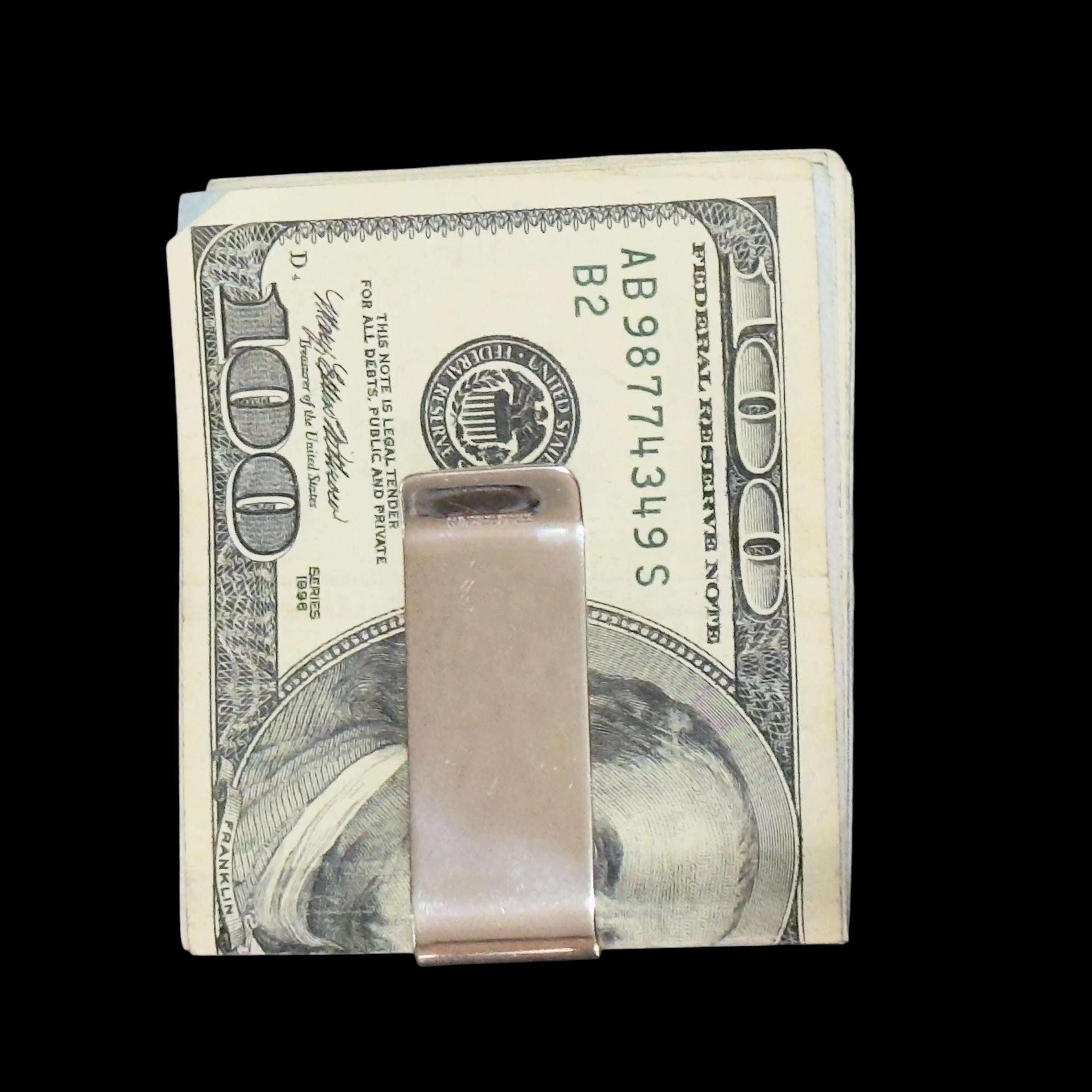 Tiffany & Co Trump Pinza para billetes Plata de ley Estate 3