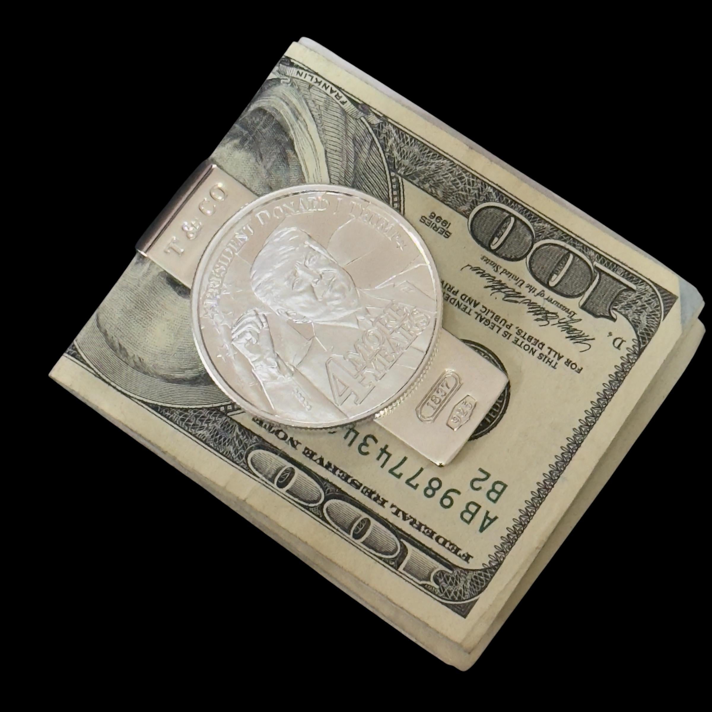 Tiffany & Co Trump Pinza para billetes Plata de ley Estate en venta 4