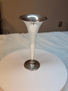 Tiffany & Co Trumpet form Sterling Silver Vase