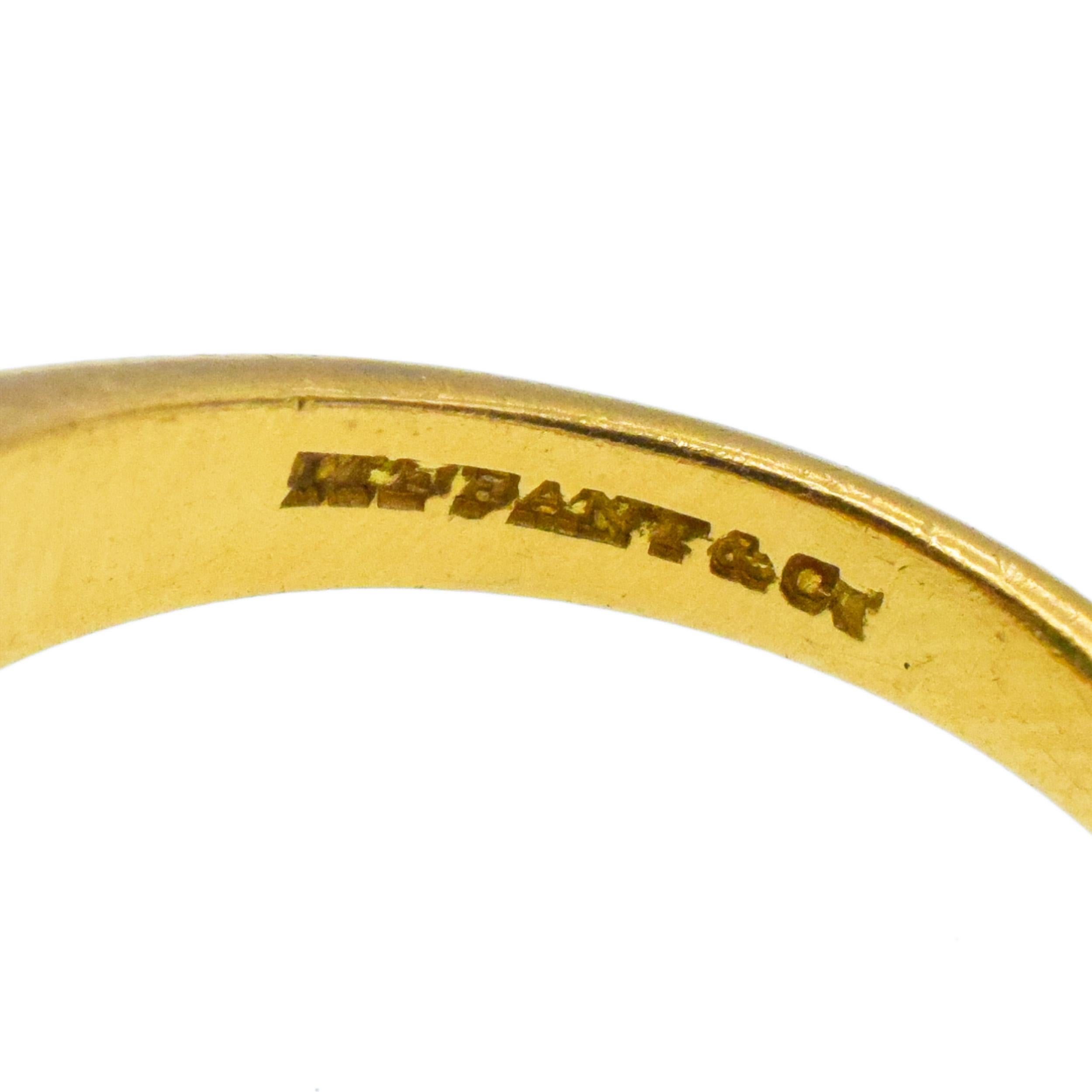 Tiffany & Co. Anello aureola con turchese e diamante in vendita 2