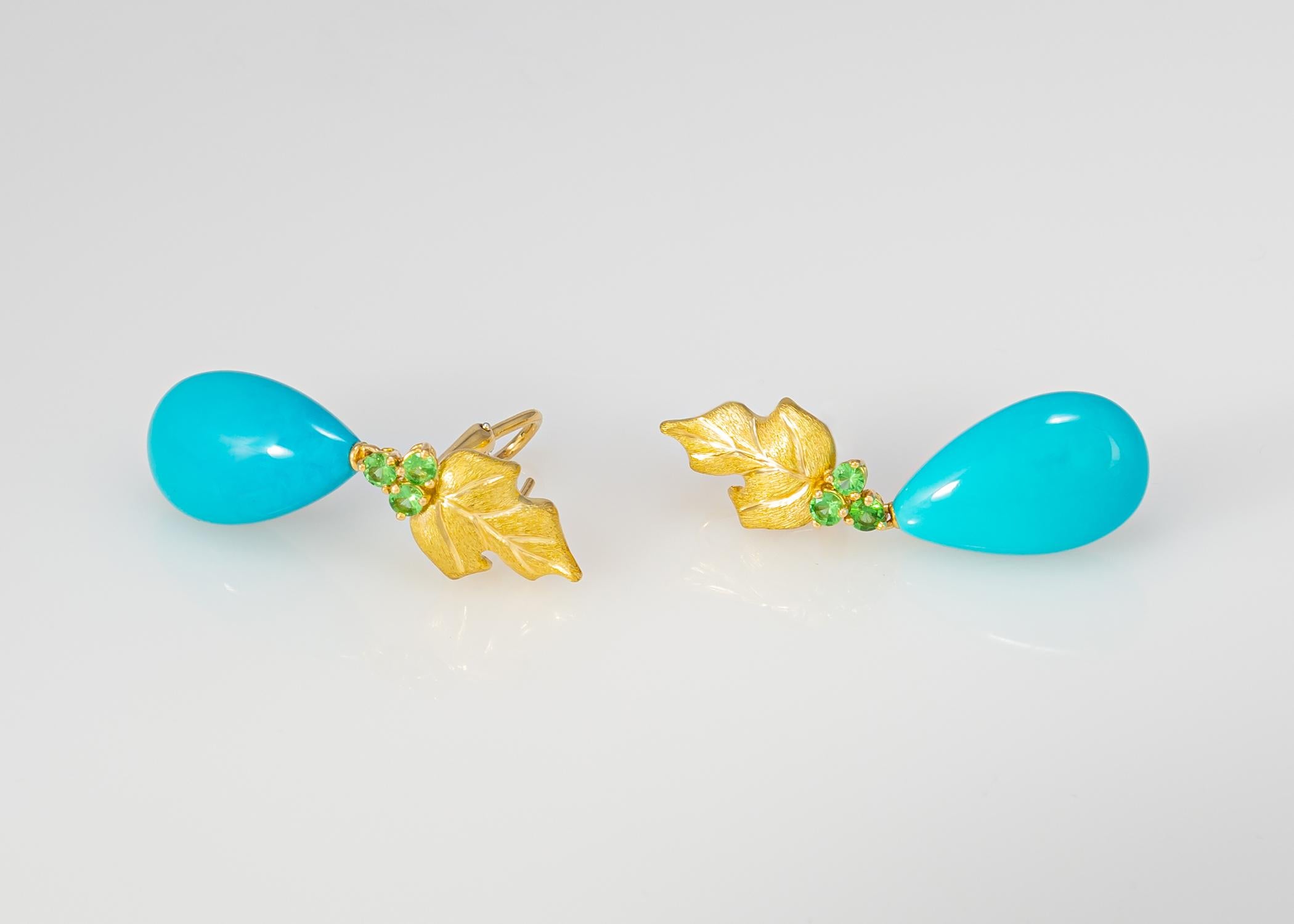 turquoise earrings tiffany