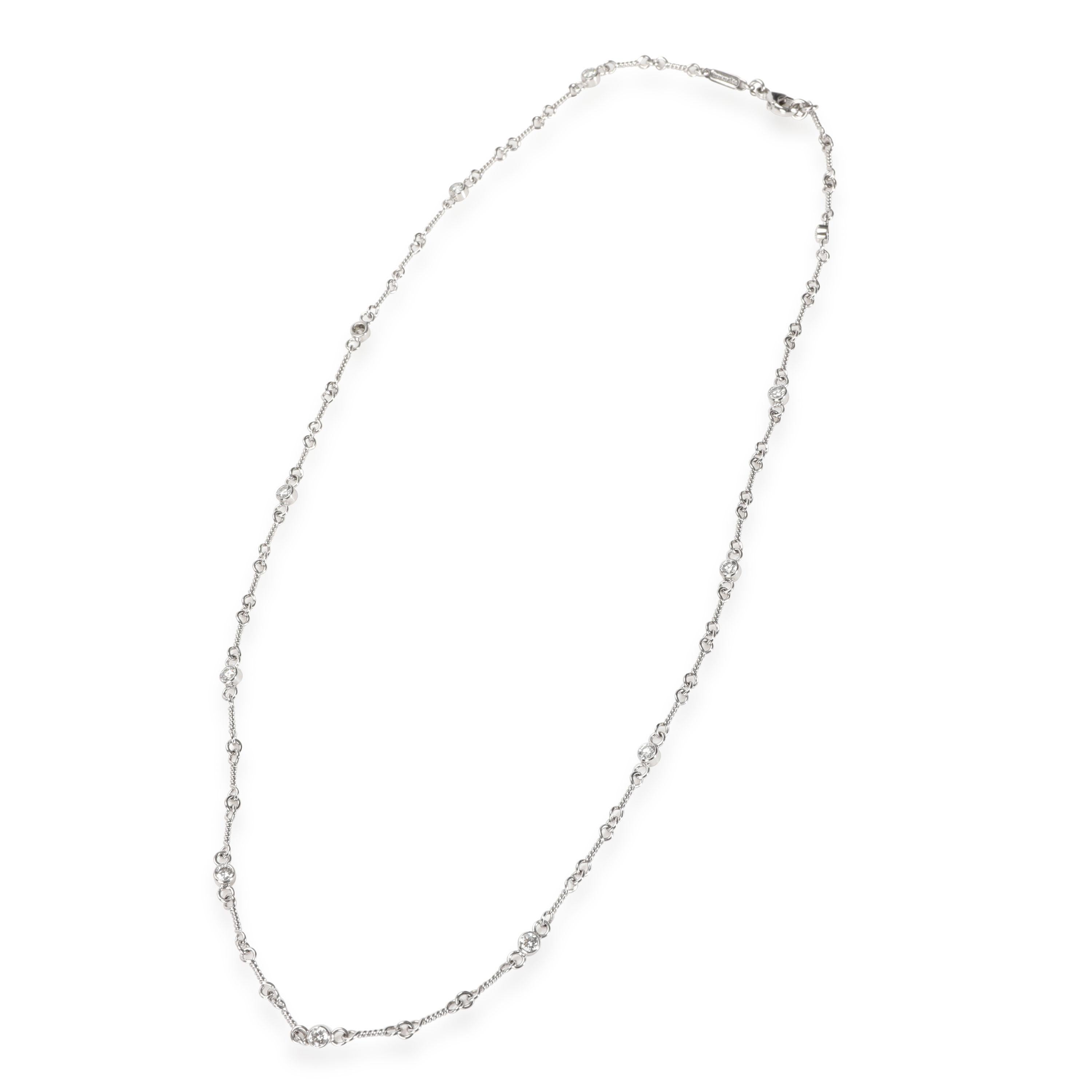 
Tiffany & Co. Twist Bar Diamond Necklace in Platinum 0.75 CTW

PRIMARY DETAILS
SKU: 110965
Listing Title: Tiffany & Co. Twist Bar Diamond Necklace in Platinum 0.75 CTW
Condition Description: Retails for 7,000 USD. In excellent condition and