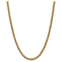 Tiffany & Co. Twist Chain Necklace 18K Yellow Gold