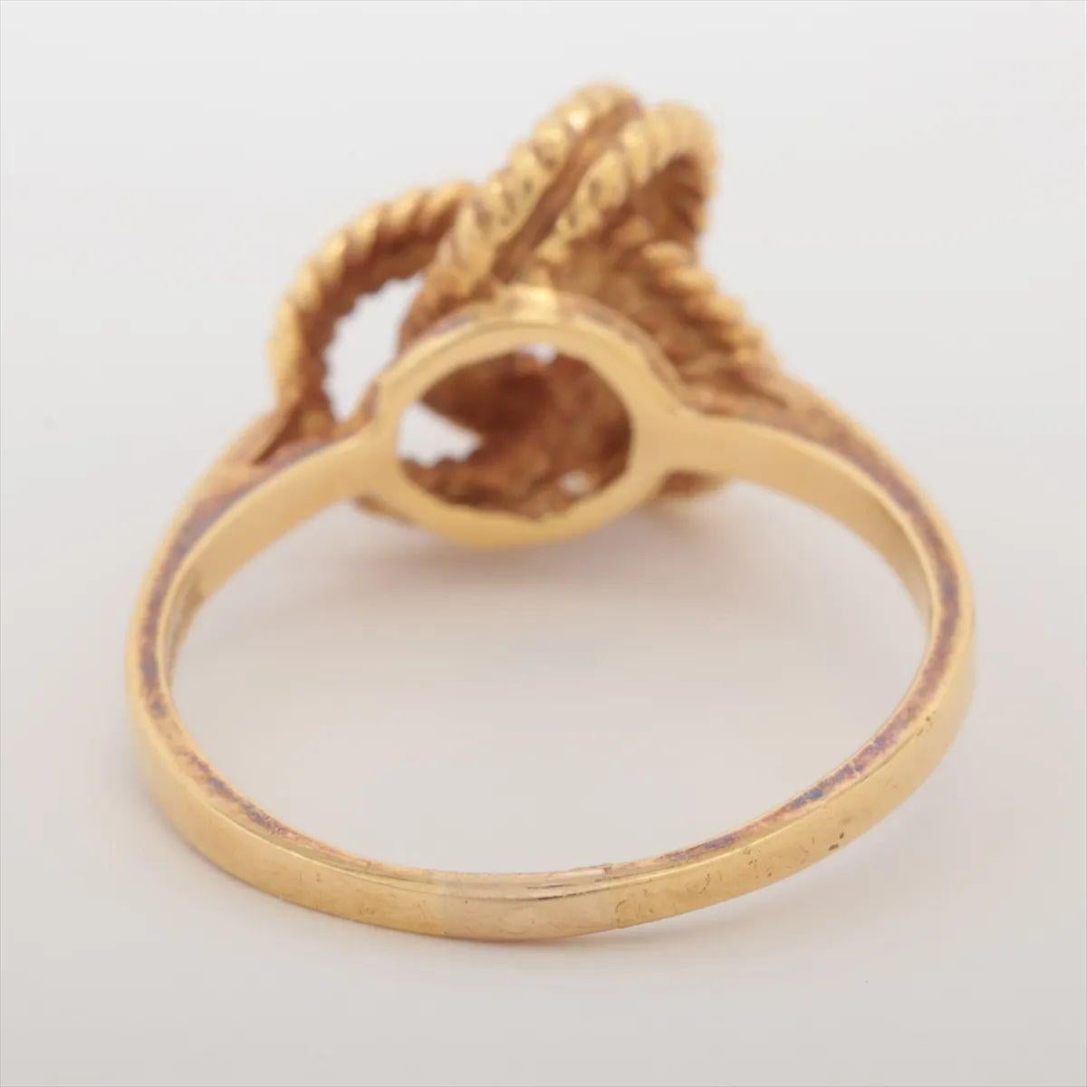 Tiffany & Co. Anello Twist Knot con rubino in oro giallo In condizioni buone in vendita a Humacao, PR