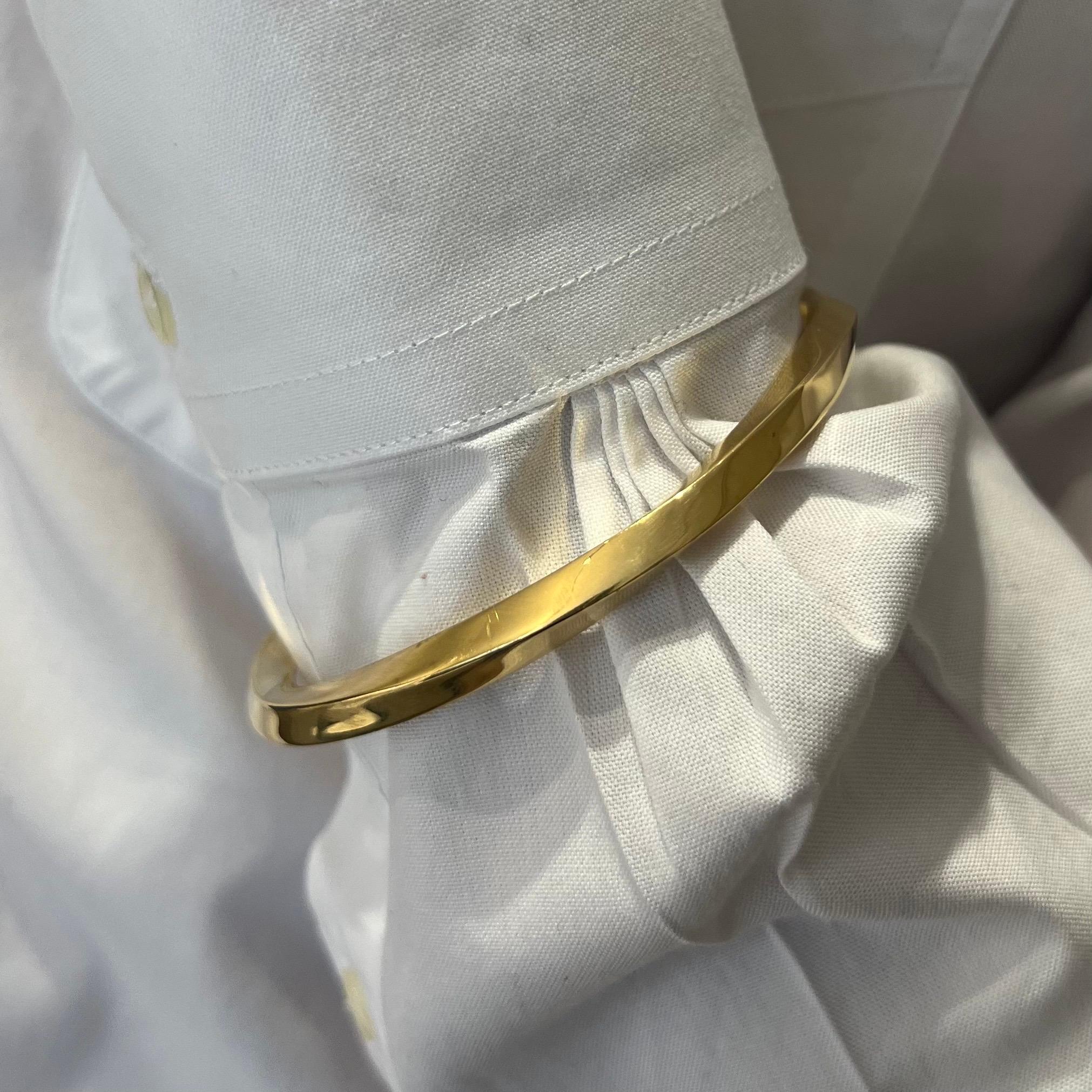 Tiffany & Co. Bracelet en or jaune 18 carats torsadé Bon état - En vente à Zurich, CH