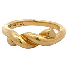 Tiffany & Co. Twisted Knot Ring 18 Karat Gelbgold 5,4 Gramm