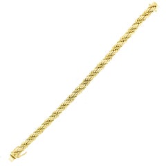 Tiffany & Co. Bracelet en corde torsadée, 14 carats