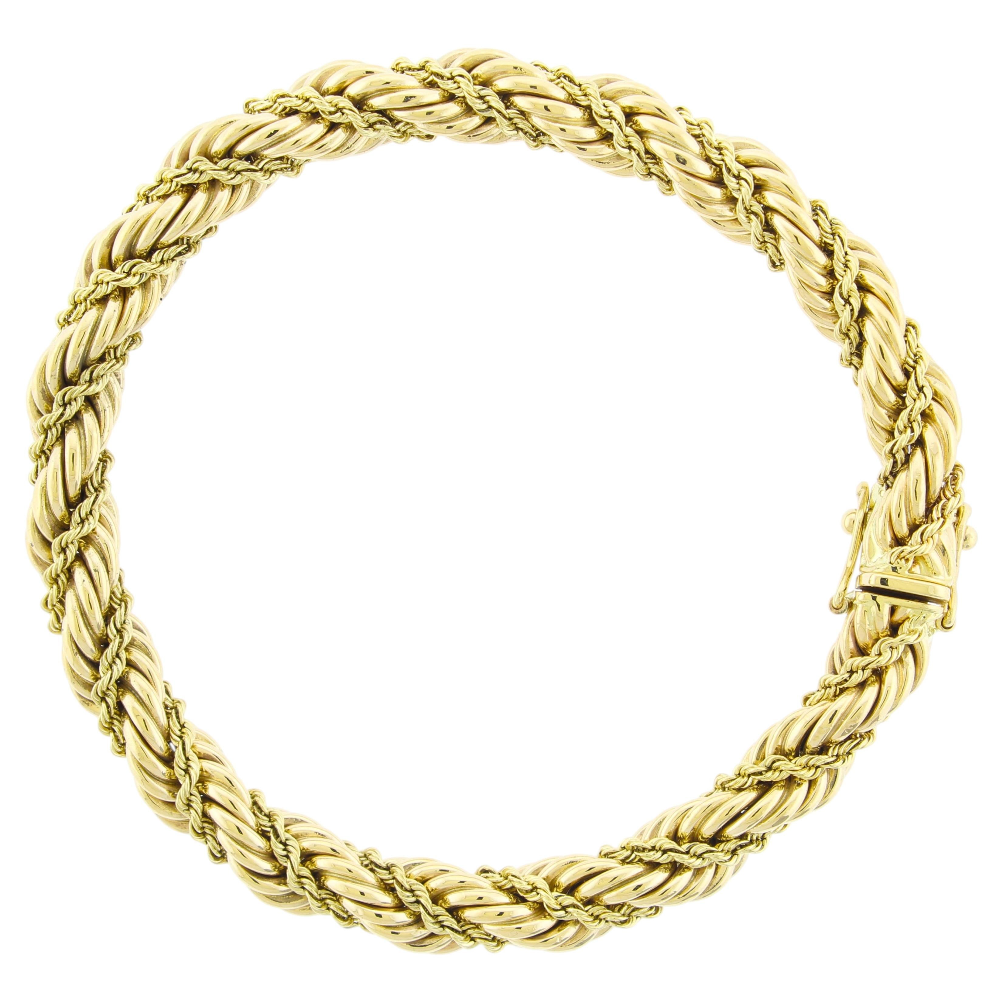 Tiffany & Co. Twisted Rope Bracelet 14kt