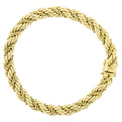 Tiffany & Co. Bracelet en corde torsadée, 14 carats