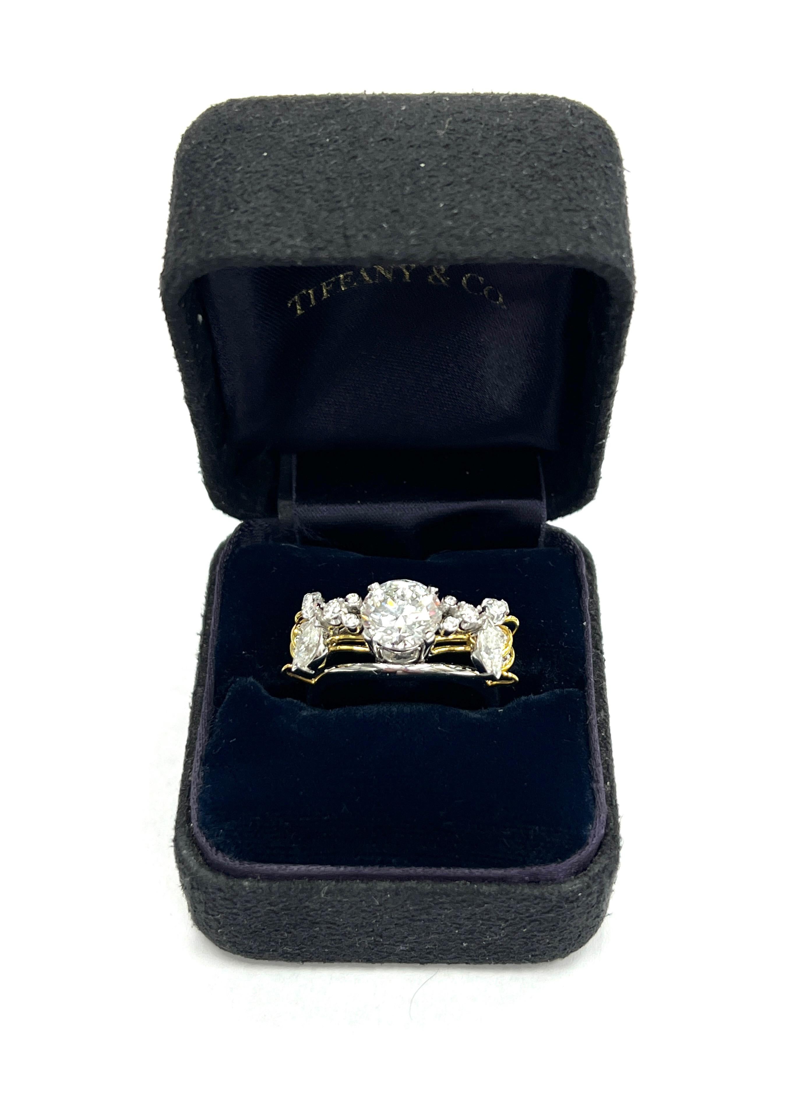 Tiffany & Co. Two Bees Engagement Diamond Ring 1