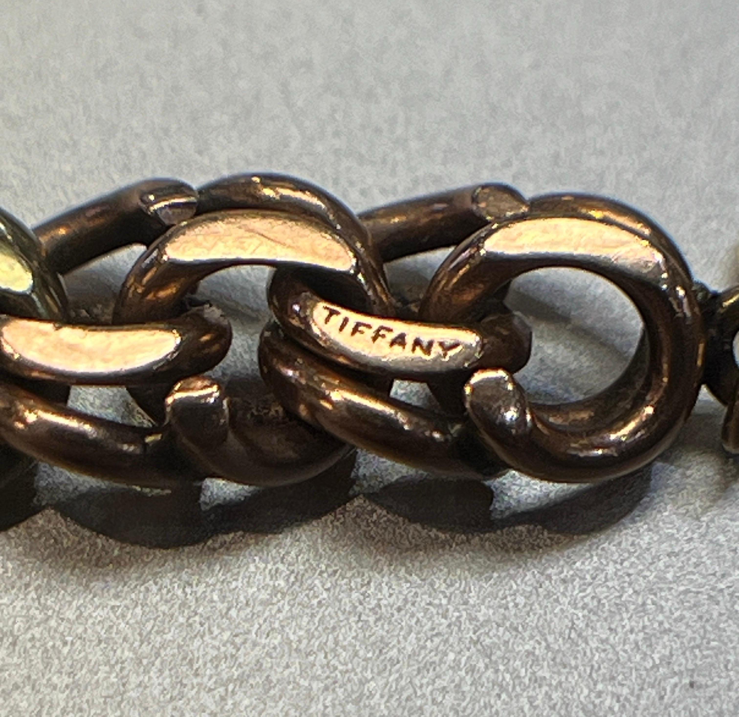 Tiffany & Co. Bracelet en or bicolore Excellent état - En vente à New York, NY