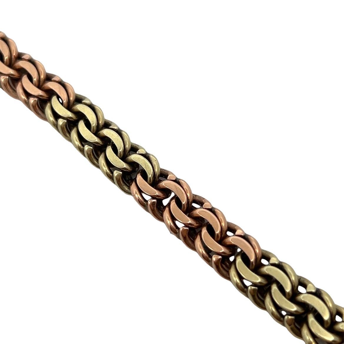 Tiffany & Co. Bracelet en or bicolore en vente 1