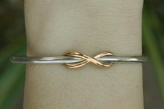 Tiffany & Co. Bracelet Infinity à deux tons