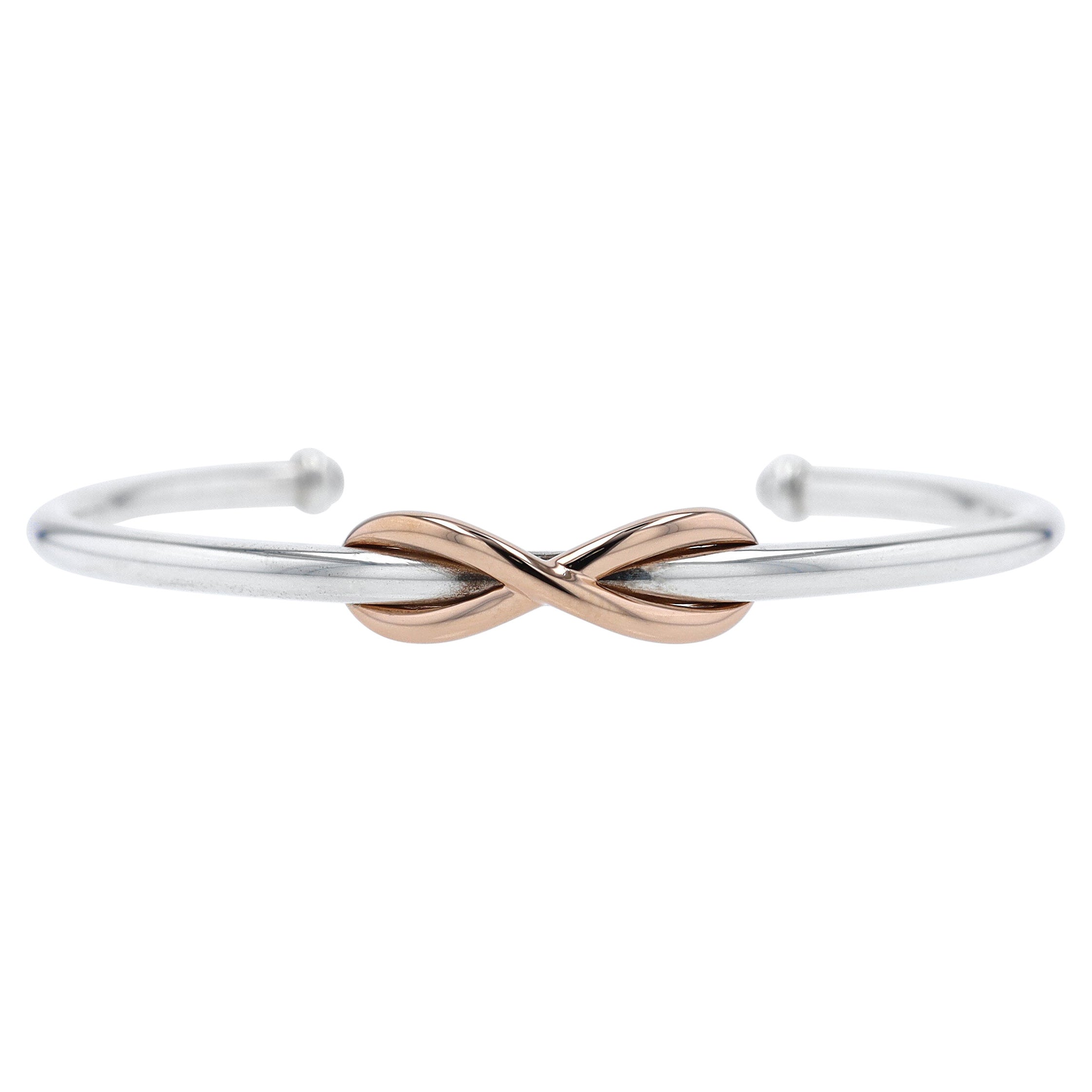 Tiffany 
Co. Two Tone Infinity Cuff Bangle