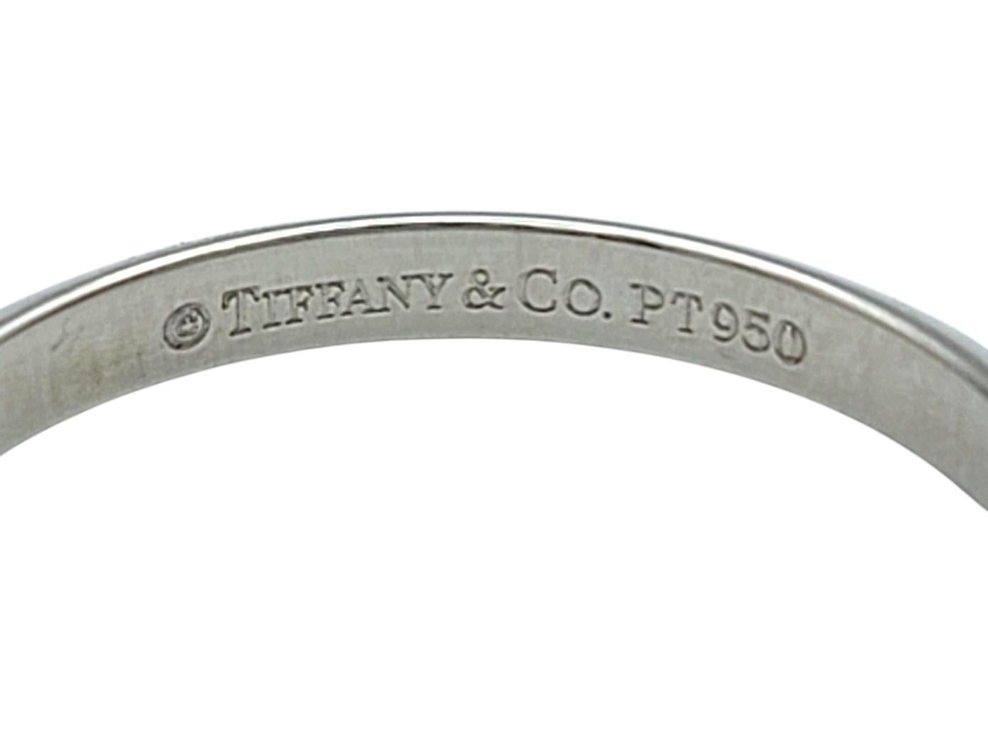 da uomo o donna Tiffany & Co. Anello unisex a fascia con bordo a coltello da 2 mm in platino lucido in vendita