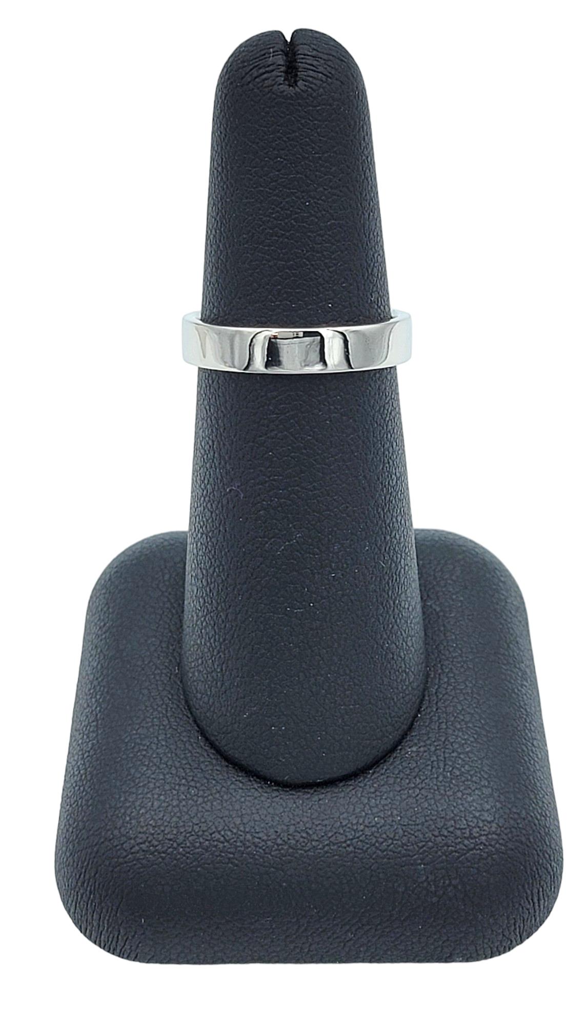 Tiffany & Co. Unisex Wedding Band Ring Set in Polished Platinum For Sale 4