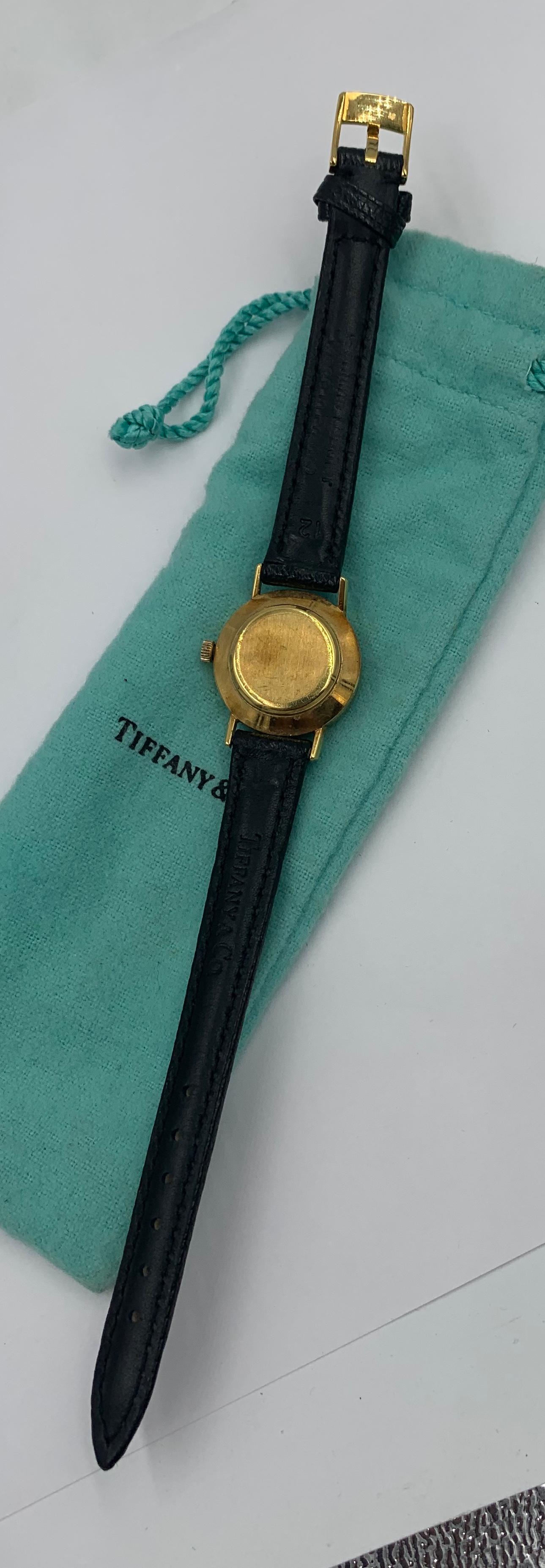 Women's Tiffany & Co. Universal Geneve Ladies Wristwatch 18 Karat Gold Midcentury