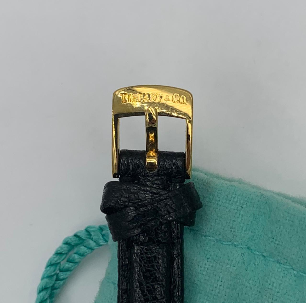 Tiffany & Co. Universal Geneve Ladies Wristwatch 18 Karat Gold Midcentury 1