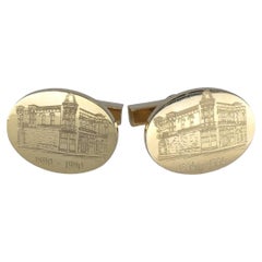 Tiffany 
Co. Unocal Commemorative 14k Gold Cufflinks
