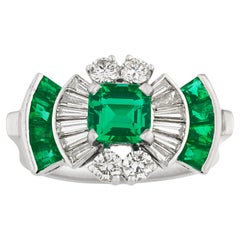Tiffany & Co. Untreated Colombian Emerald Ring, 1.25 carats