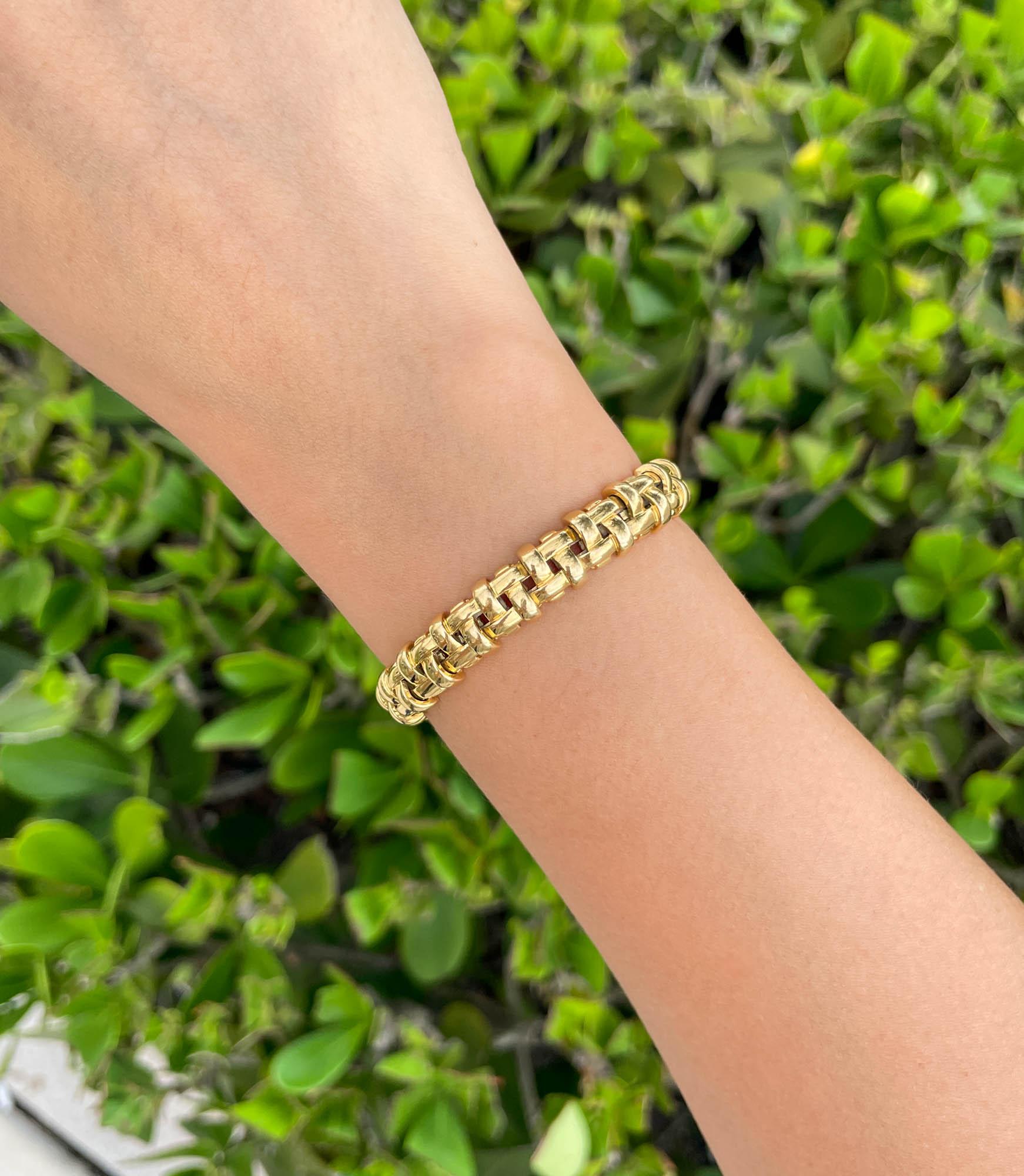 Tiffany & Co Vanerie 18k Yellow Gold Bracelet 2