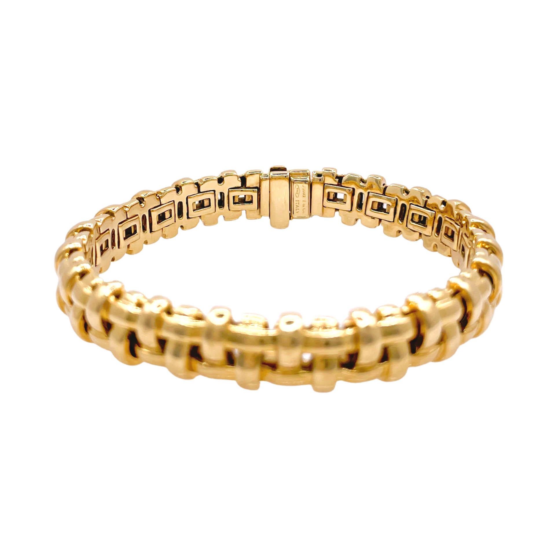 Tiffany & Co Vanerie 18k Gelbgold-Armband 7 