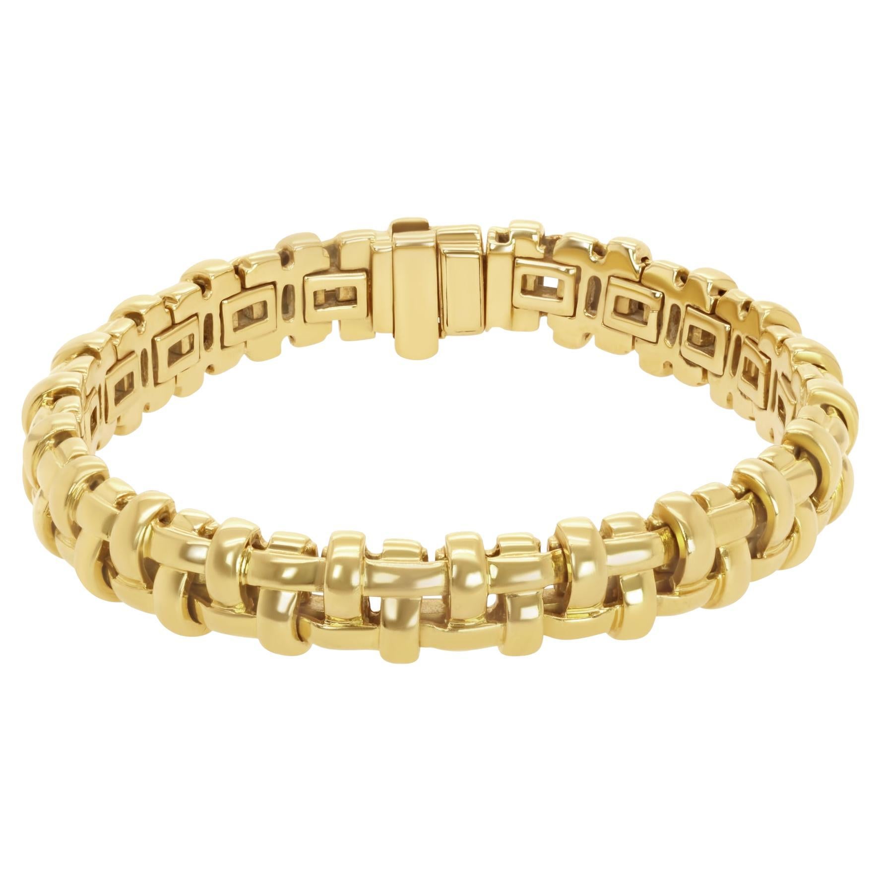 Tiffany & Co Vanerie 18k Yellow Gold Bracelet