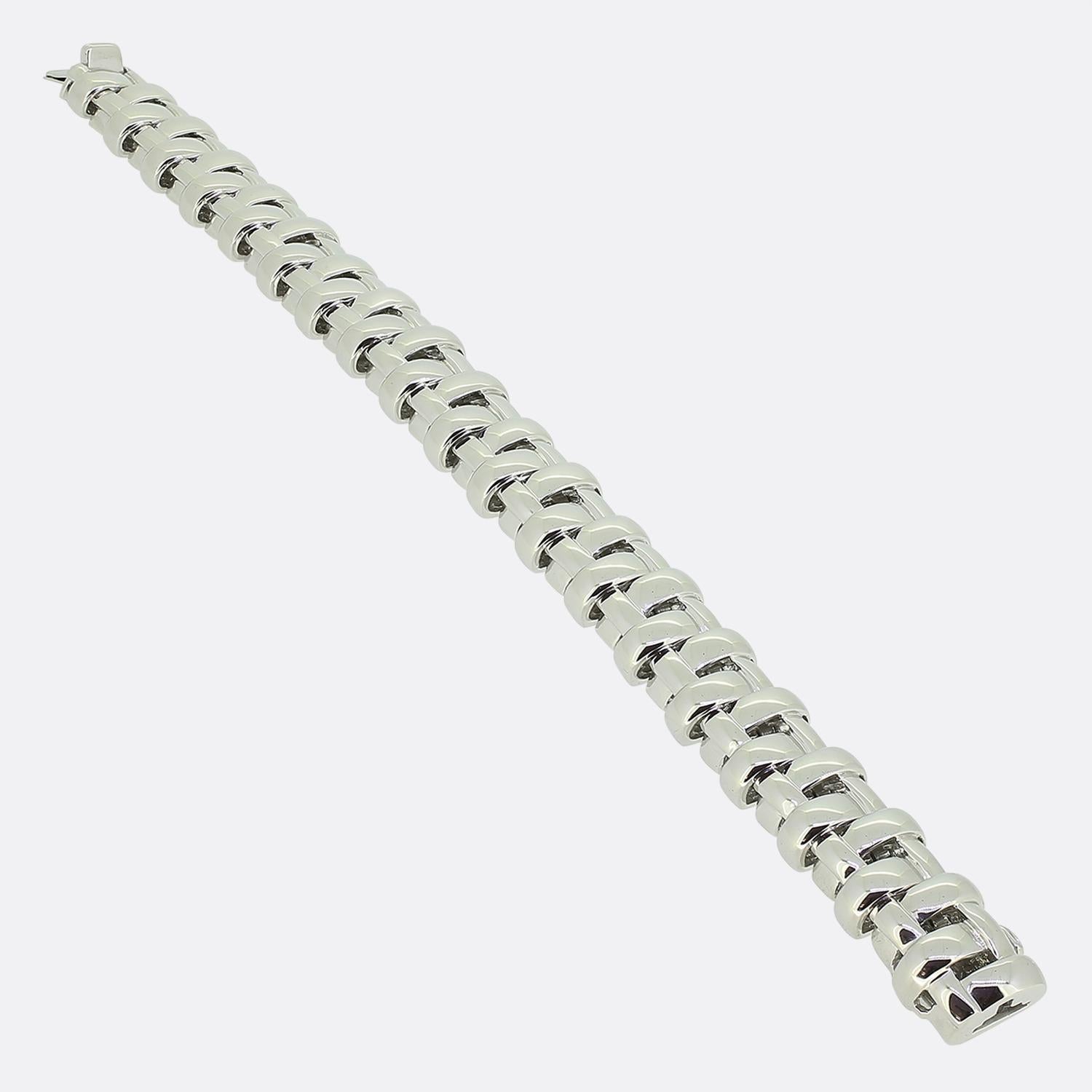 Tiffany & Co. Pulsera Vannerie Basket Weave en Excelente estado para la venta en London, GB