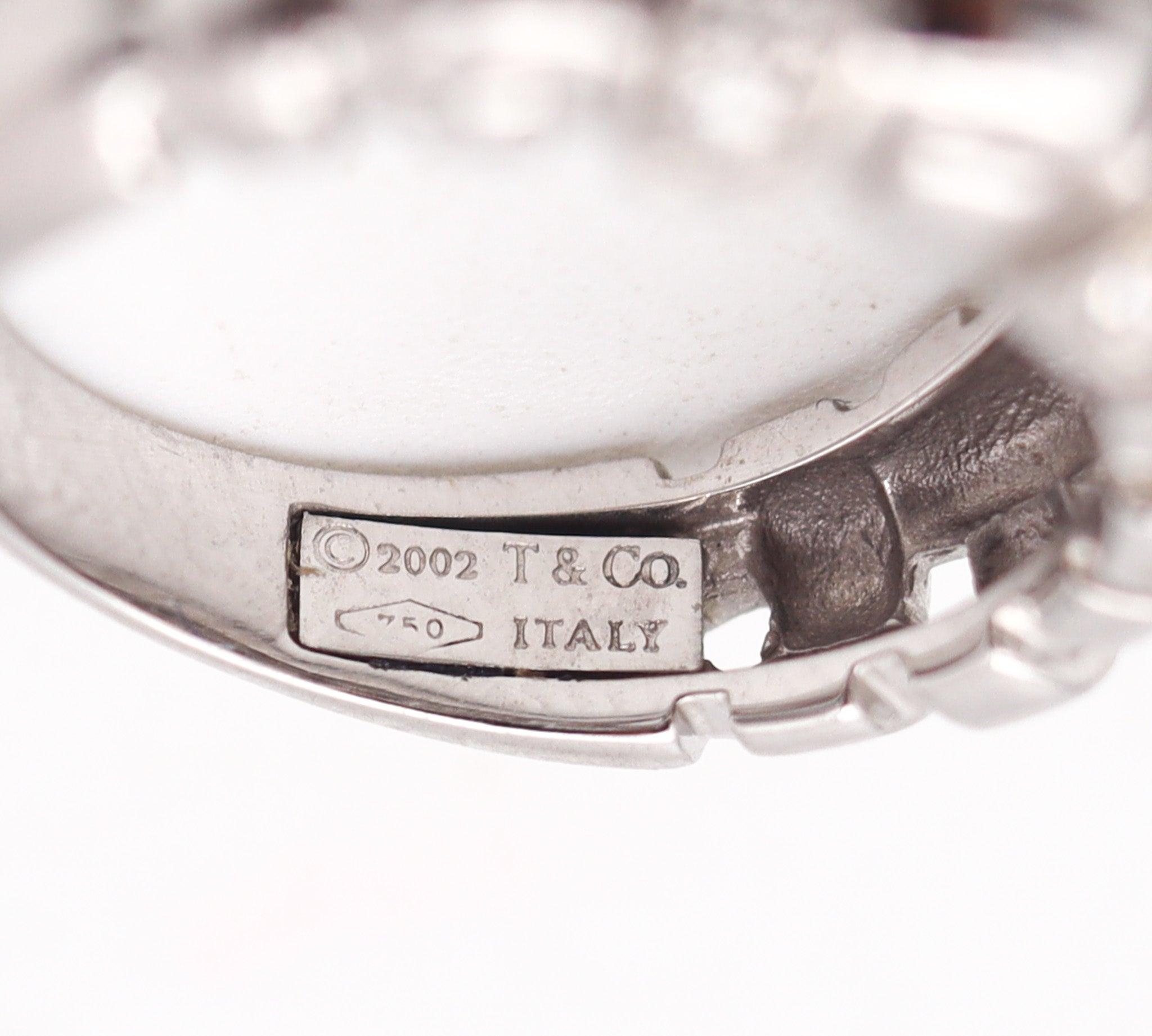 Donna TIFFANY & CO. Anello Collection'S in oro bianco 18 carati con diamanti VS in vendita