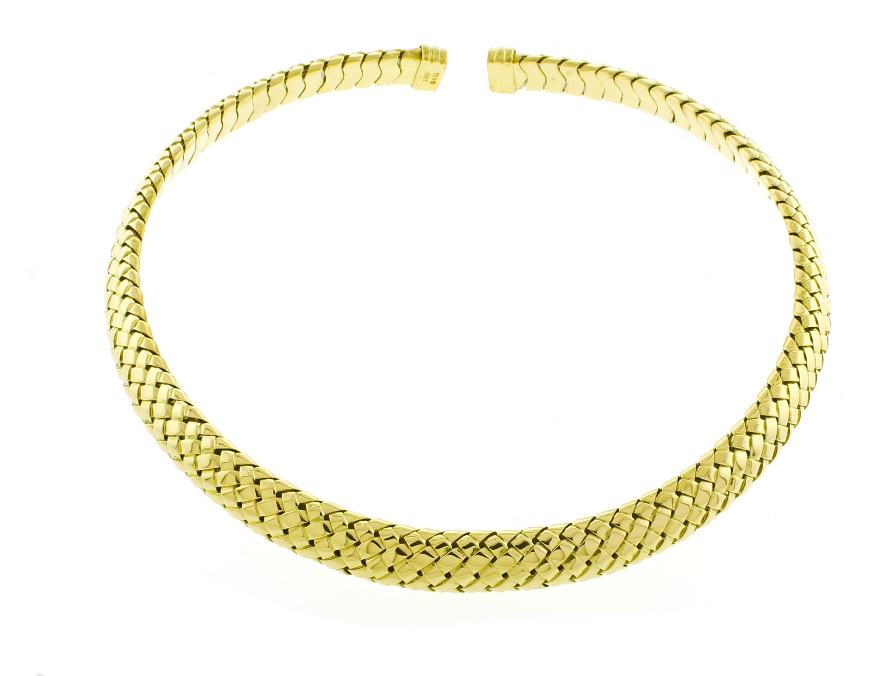 tiffany choker necklace gold