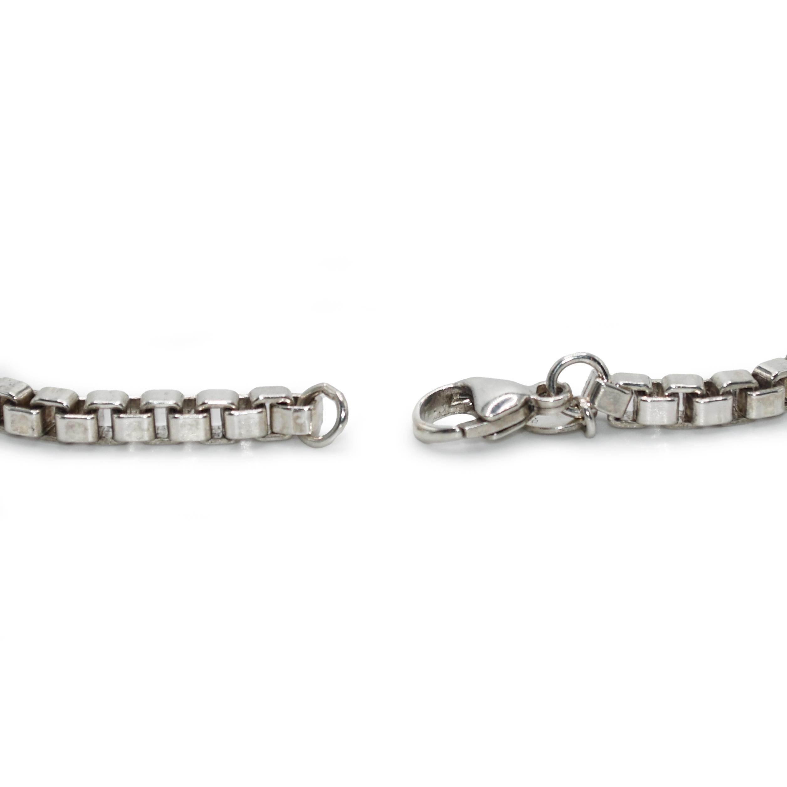 tiffany venetian box chain necklace