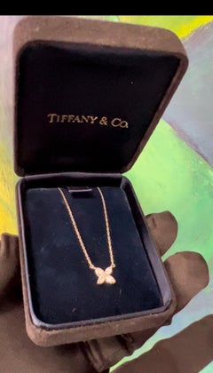 Tiffany & Co Victoria 0.46 Carat Platinum and Natural Marquise Diamond Pendant