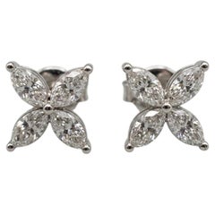 Tiffany & Co. Victoria 1,6-Karat-Marquise-Diamant-Ohrstecker aus Platin