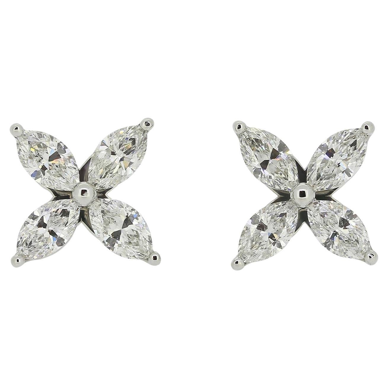 Tiffany & Co. Victoria 1.62ct Diamond Earrings