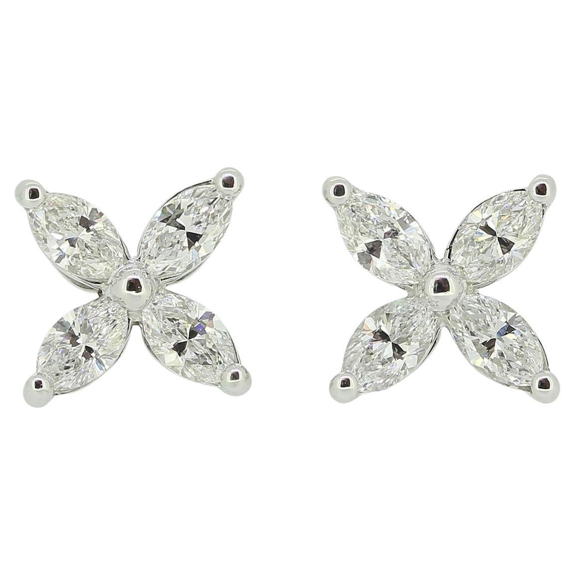 Tiffany & Co. Victoria 1,62 Karat Diamant-Ohrringe im Angebot