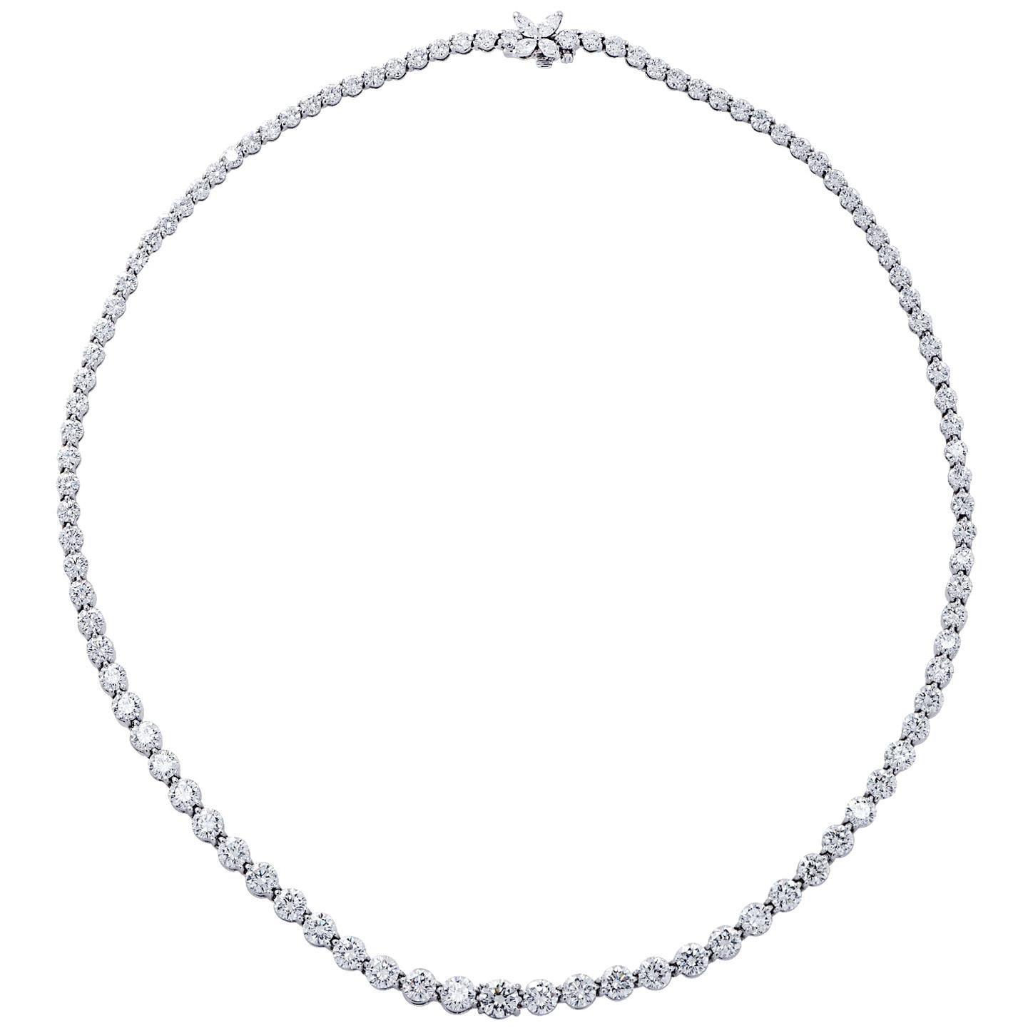 Tiffany & Co. Victoria 17.77 Carat Diamond Riviere Necklace