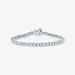 Tiffany & Co. Victoria 3.08 Carat Diamond & Platinum Line Tennis Bracelet