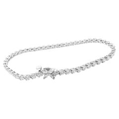Tiffany & Co Victoria 3.08ct Diamond Platinum Line Tennis Bracelet