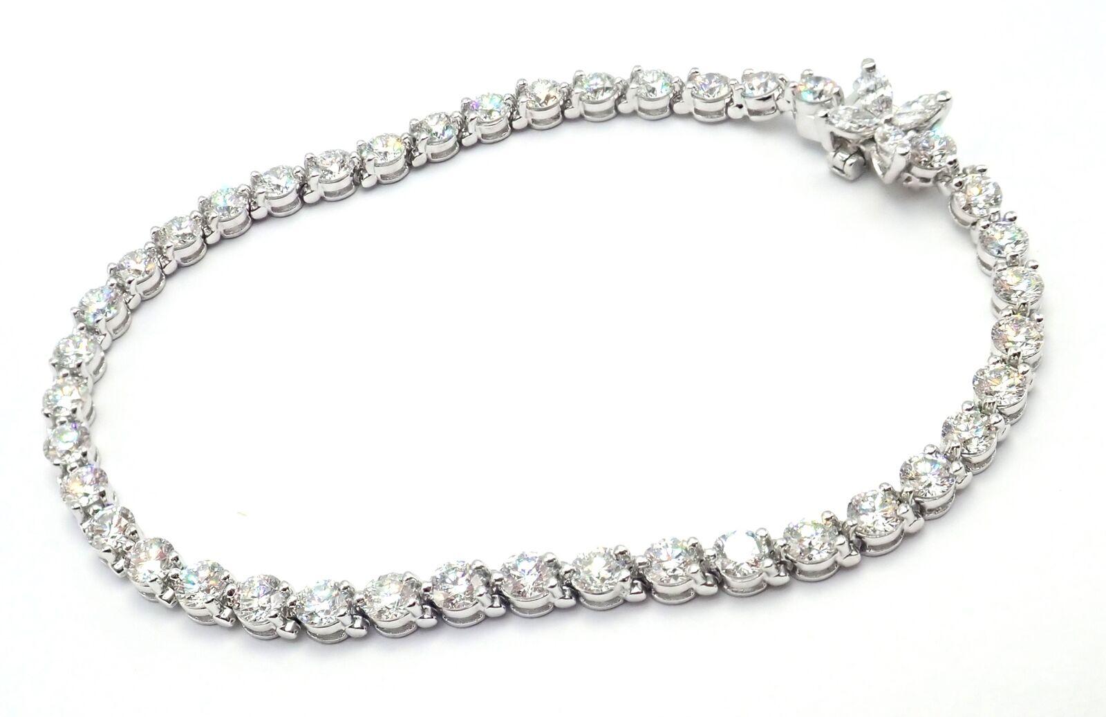 Tiffany & Co. Victoria 6.53 Carat Diamond Platinum Line Tennis Bracelet 1