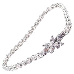 Tiffany & Co. Victoria 6,53 Karat Diamanten Platin Linie Tennis-Armband